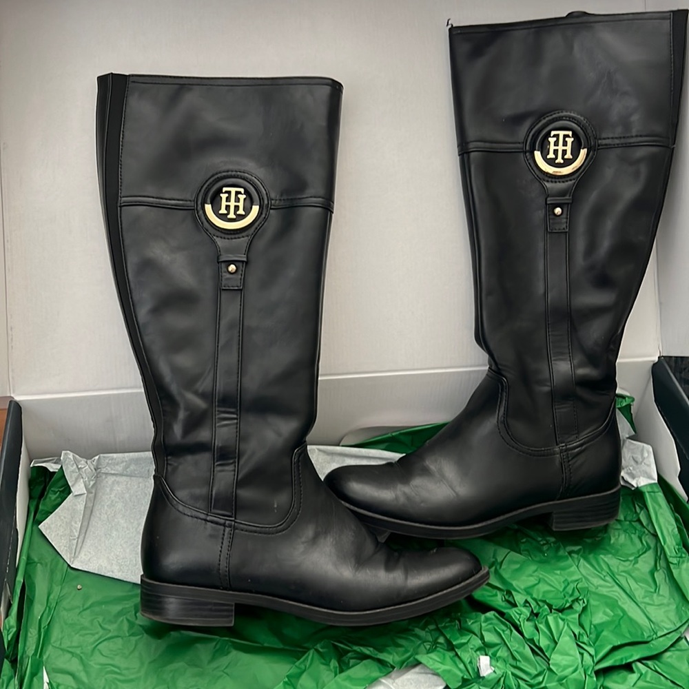 Black Tommy Hilfiger Winter Boots